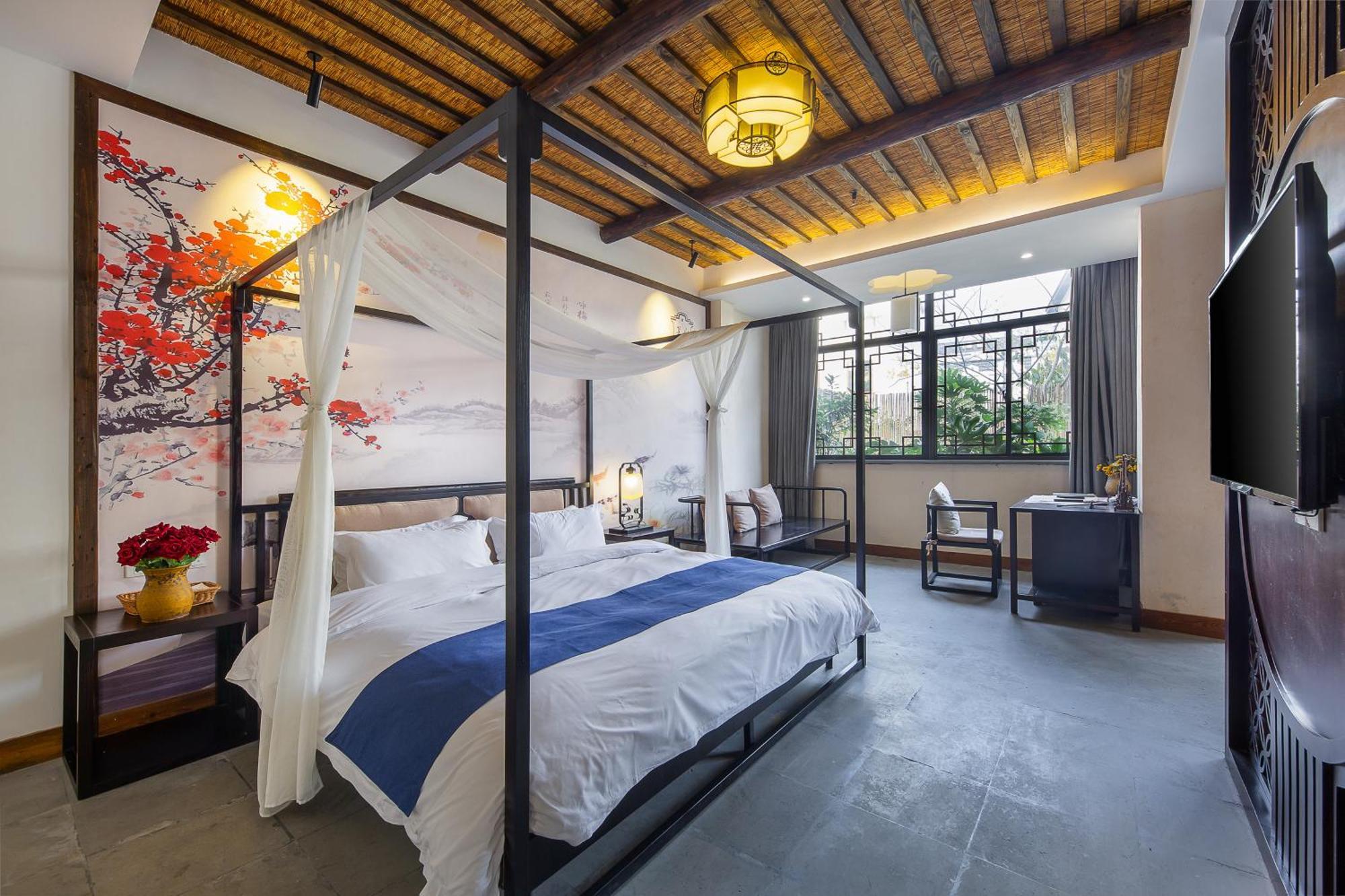Tingjian Musu Private Soup Design Homestay - South Gate Of Wuzhen Xizha Scenic Area Tongxiang Екстериор снимка