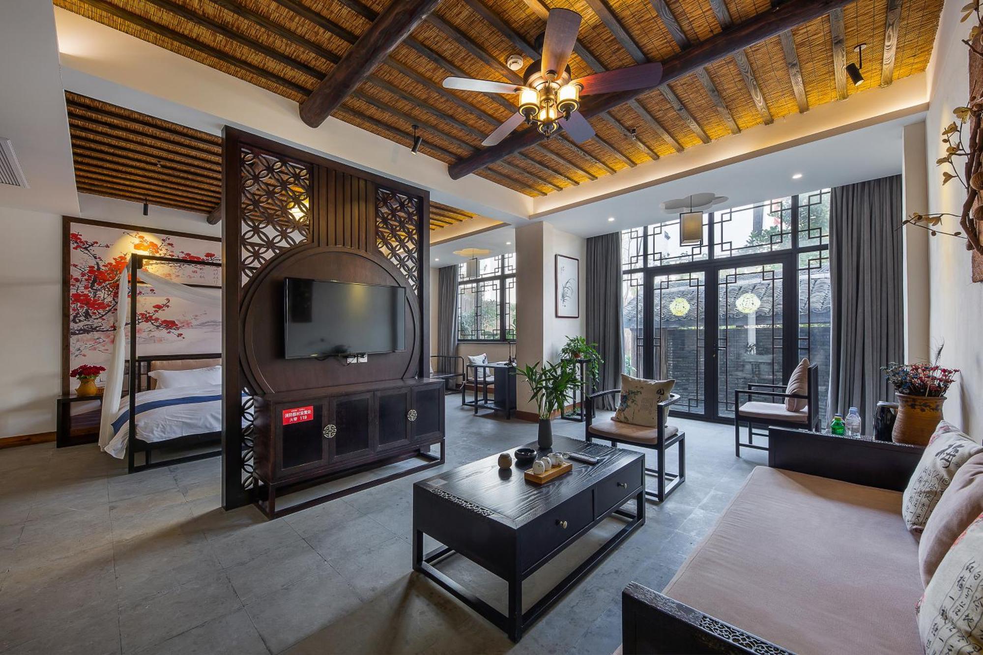 Tingjian Musu Private Soup Design Homestay - South Gate Of Wuzhen Xizha Scenic Area Tongxiang Екстериор снимка