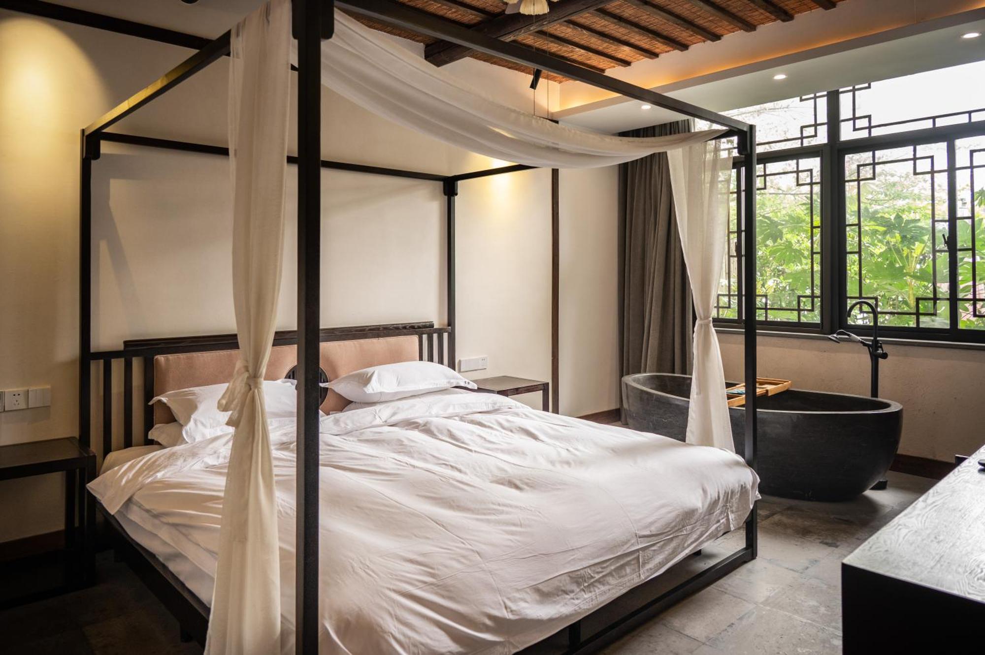 Tingjian Musu Private Soup Design Homestay - South Gate Of Wuzhen Xizha Scenic Area Tongxiang Екстериор снимка