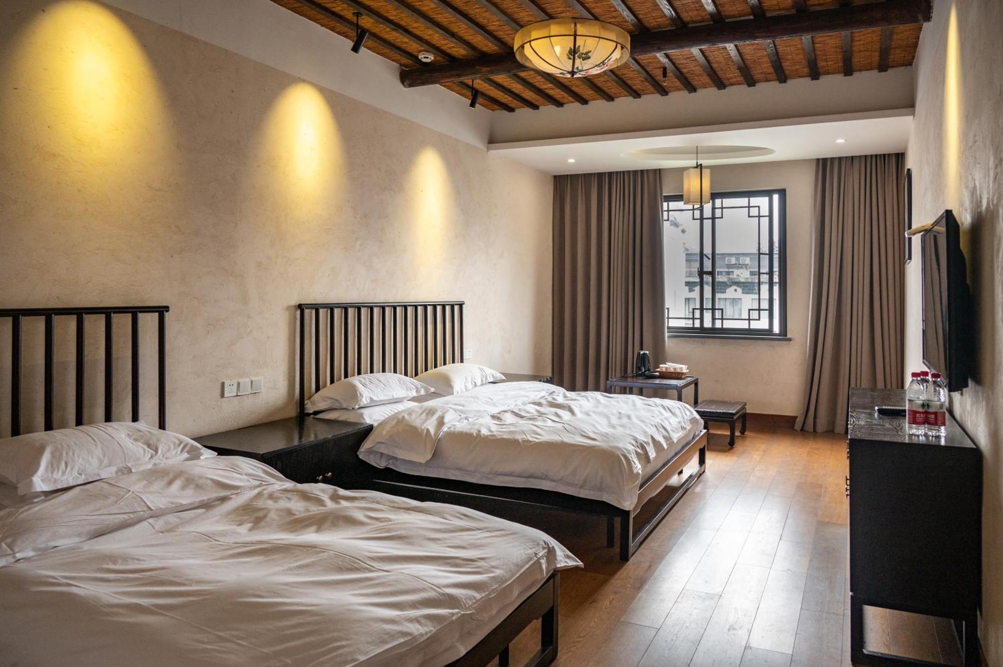 Tingjian Musu Private Soup Design Homestay - South Gate Of Wuzhen Xizha Scenic Area Tongxiang Екстериор снимка